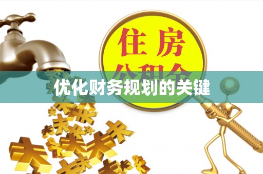 额济纳旗优化财务规划的关键