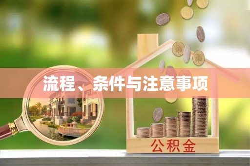 额济纳旗流程、条件与注意事项